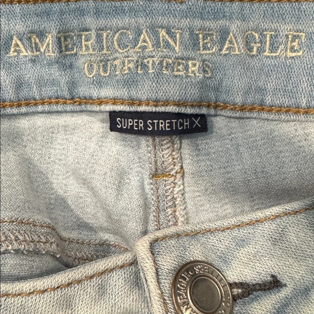American Eagle Outfitters Super Stretch High-Rise two-tone Jeggings Size 10